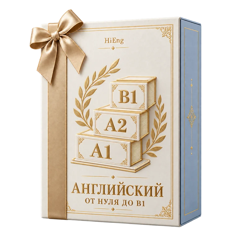 Подарочная коробка основного курса: английский от нуля до B1